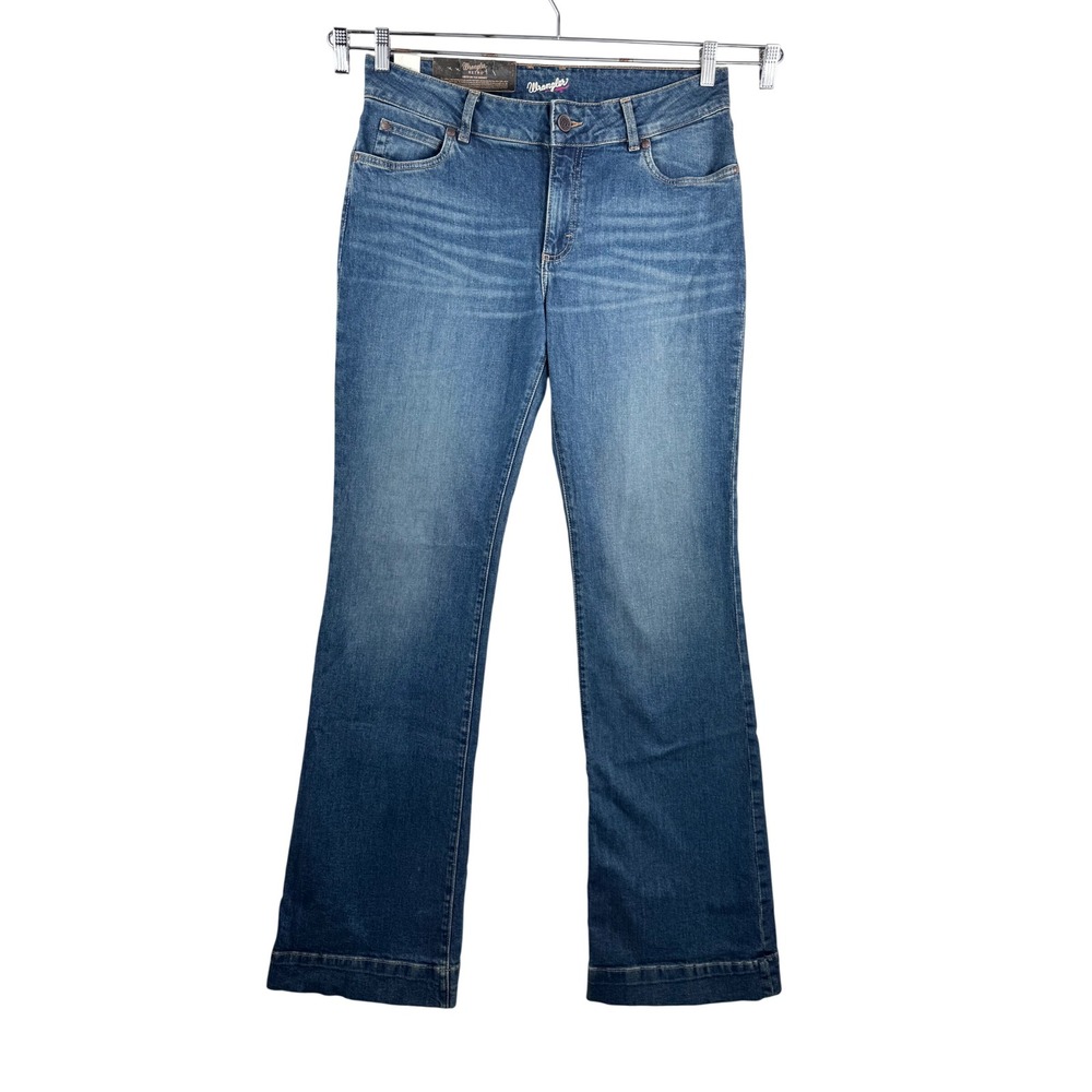 Wrangler Retro Mae Mid Rise Bootcut Jeans western Y2K‎ Blue sz 32x36